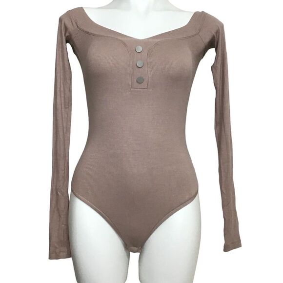 ALIX NYC Bodysuit Sutton Thong Long Sleeve Size XS - Picture 1 of 10